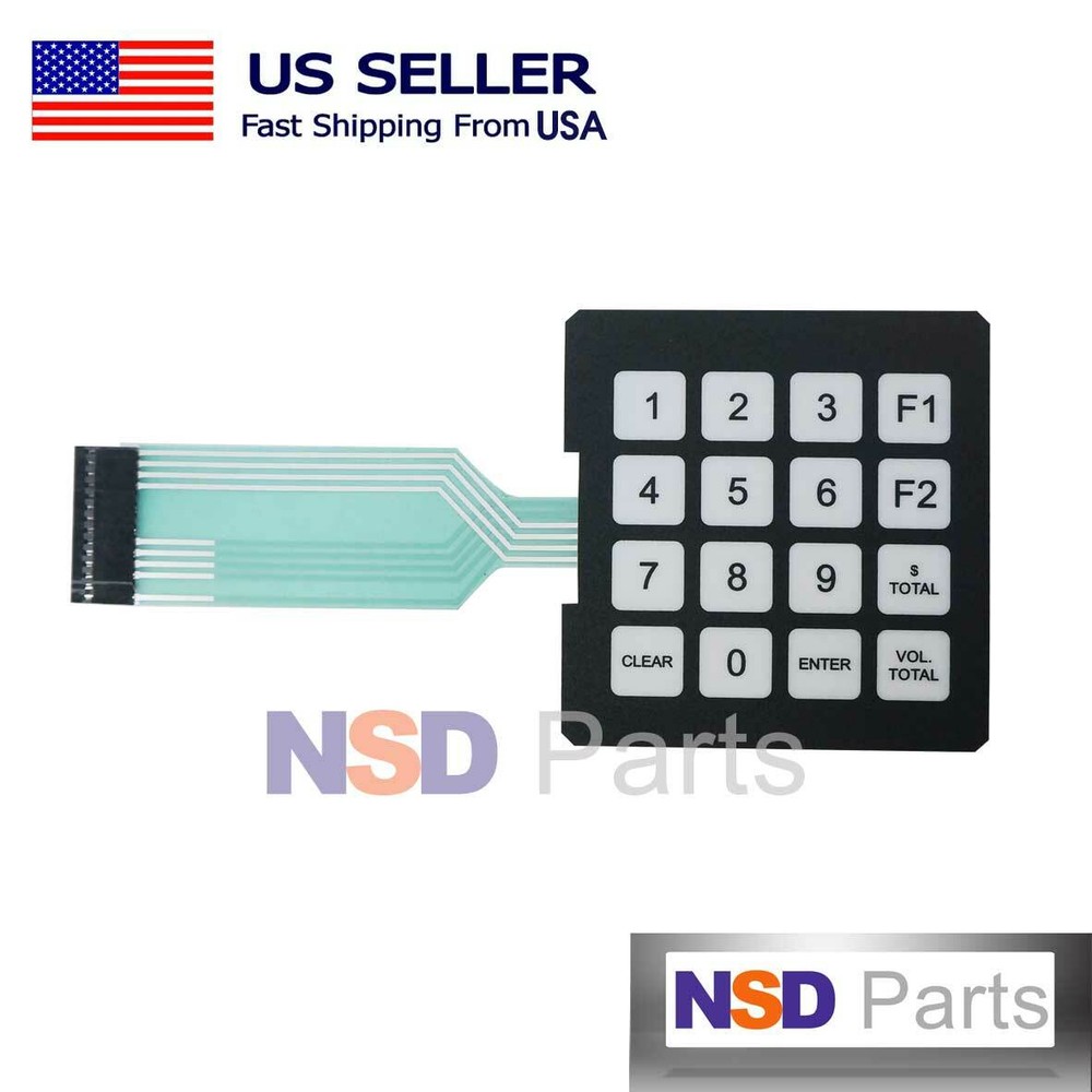 Programmable Manager Membrane Switch Keypad for Gilbarco Encore M00147A001