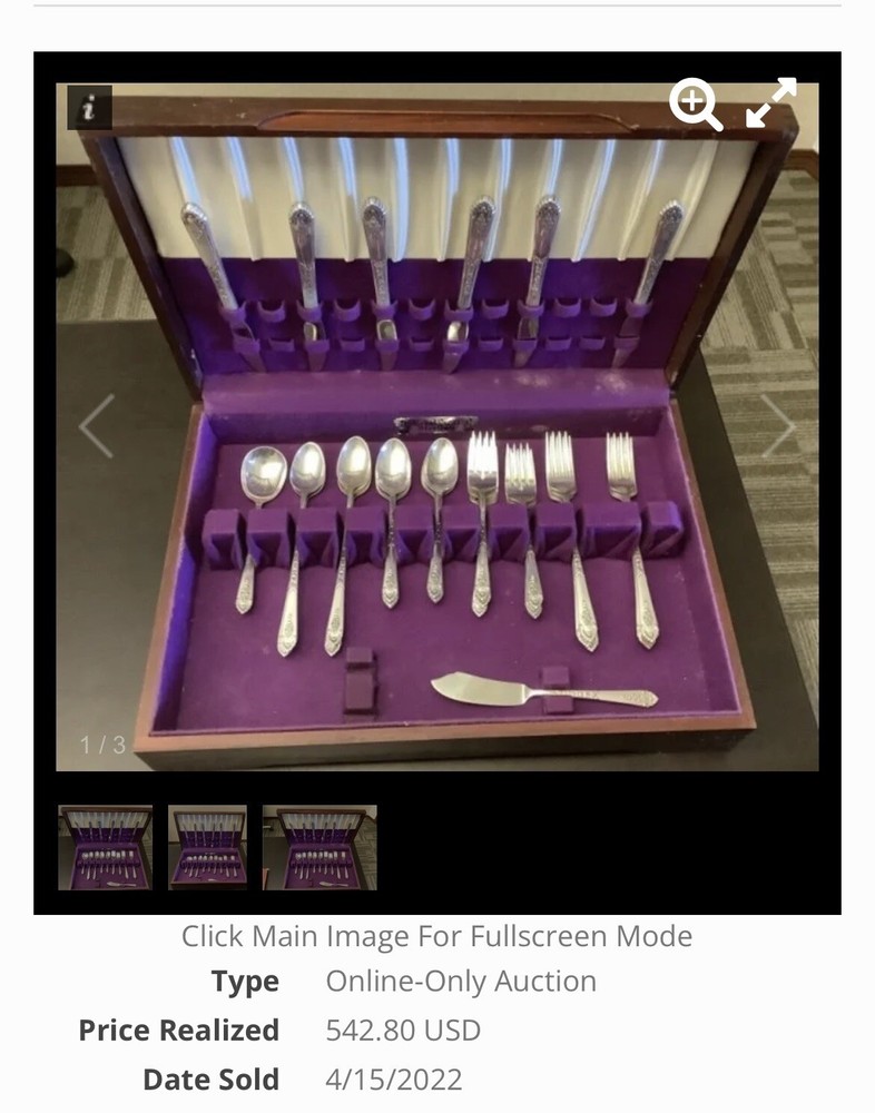 Vintage De Luxe Home Decorators Flatware Set – Gold/Silver – Boxed