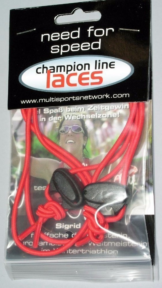 Elastic Shoe Laces Quick Transition Cord 28" RED