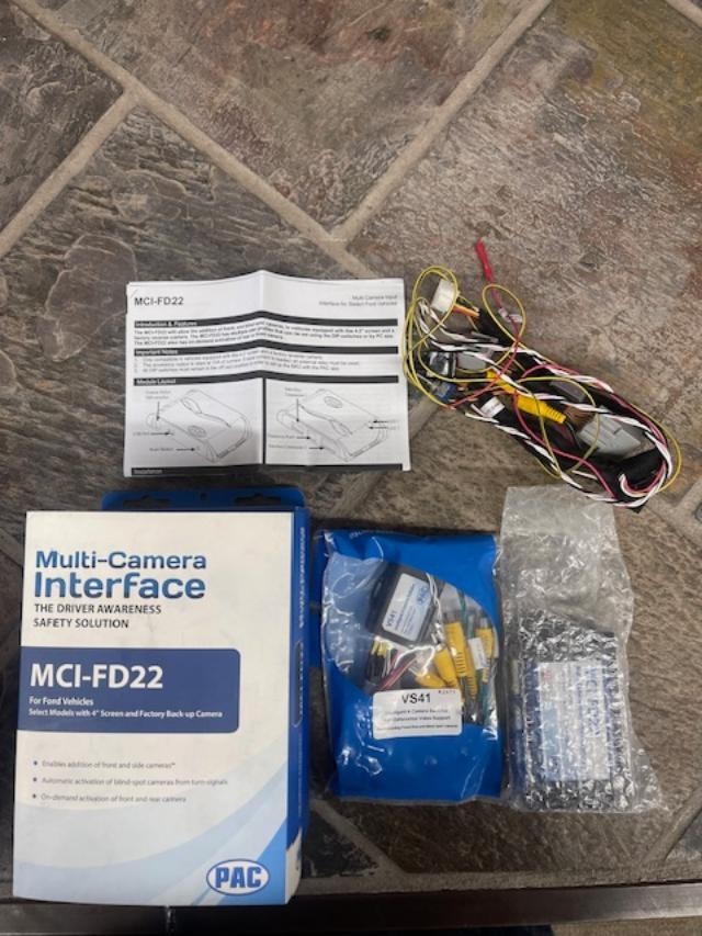 PAC Multi-Camera Interface for select ford vehicles with 4" factory screen