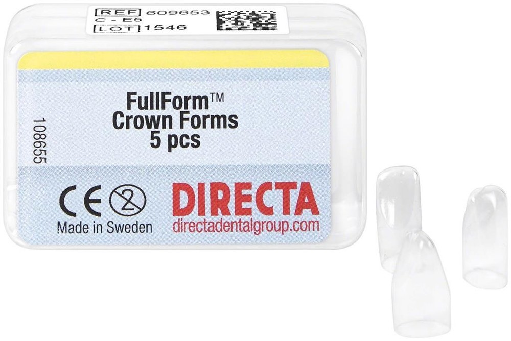 Directa 609653 FullForm Dental Crown Forms E-5 C System Right Lateral S 5/Pk