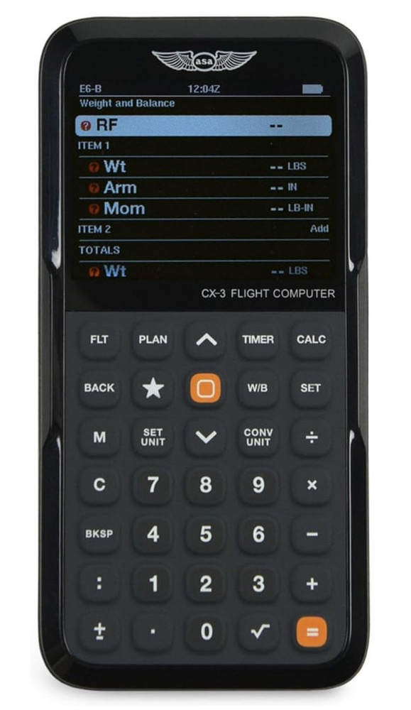 ASA CX-3 Flight Computer – Advanced Electronic E6B for Accurate Flight Planning