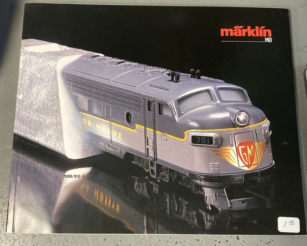 Marklin 1990-1991 HO Catalog - 162 pages