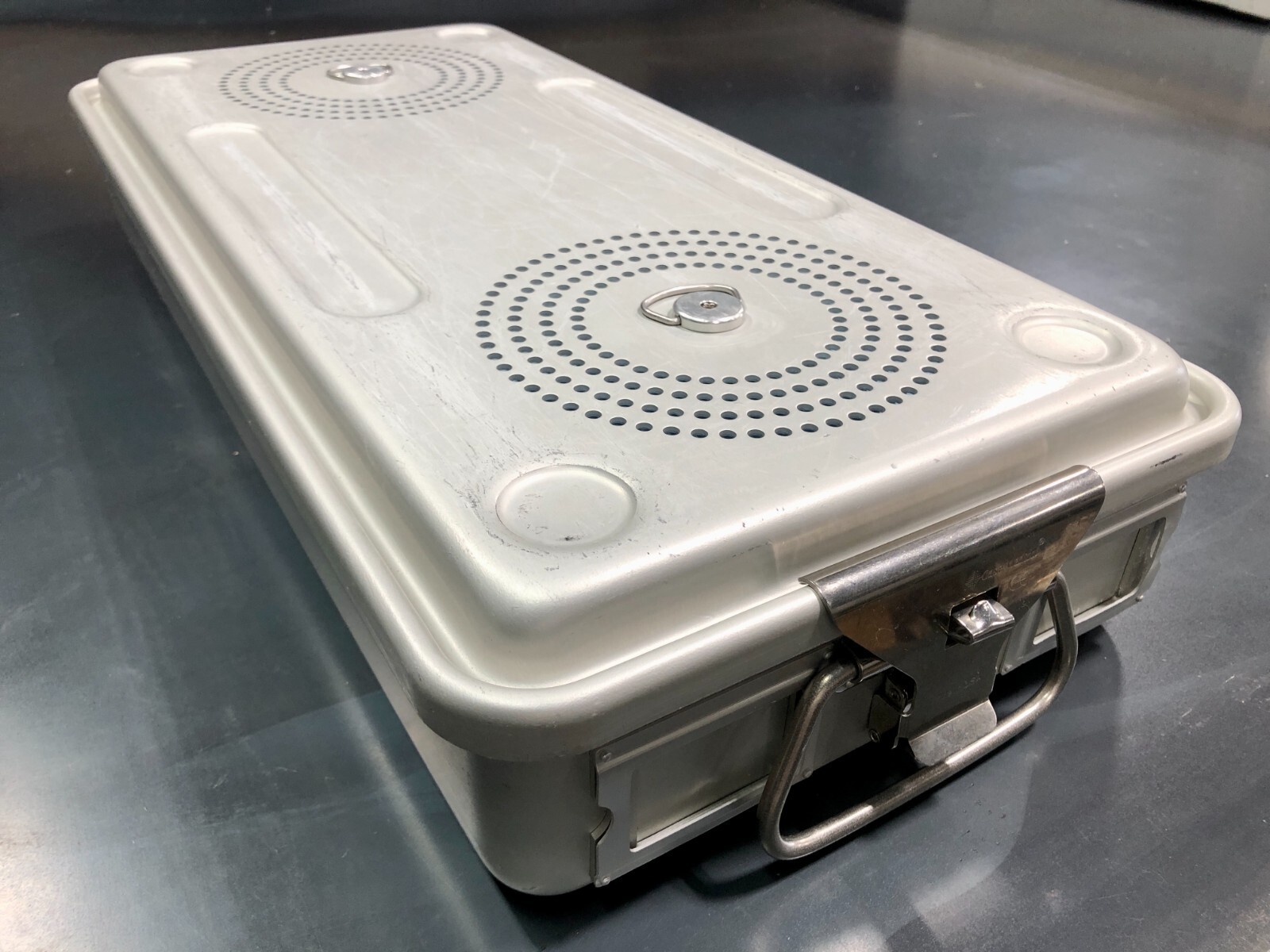 Case Medical SteriTite Sterilization container 22x10x2.0 w/ upper & lower vents