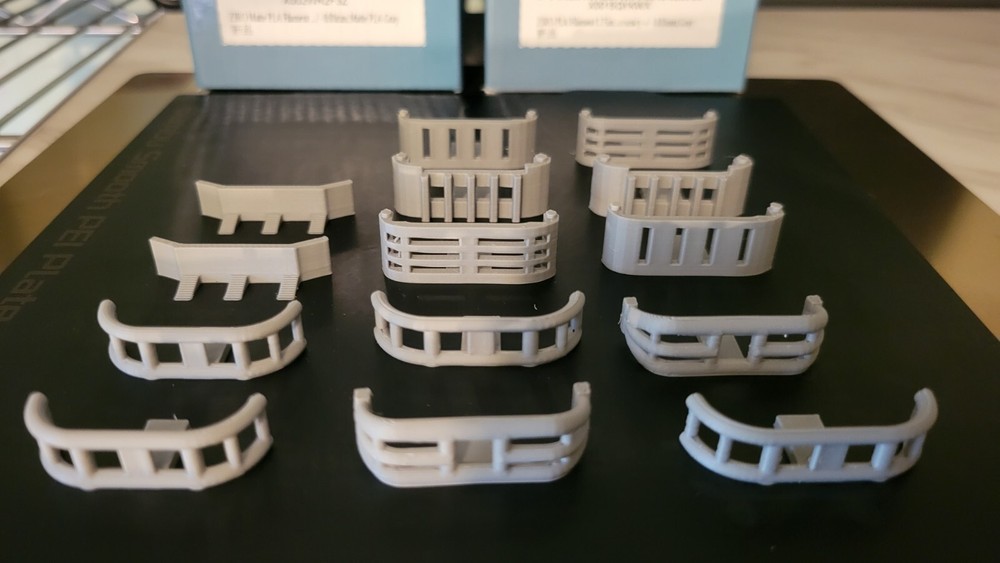 Front Bash Bars 14 items.  For 1/64 scale cars.