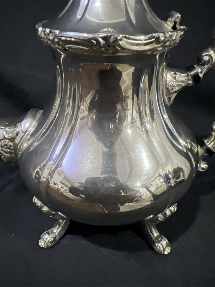 Silver Plated Tea And Coffee Kettle