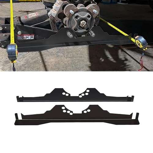 2Pcs Stainless Steel Toe Alignment Tool Plates for UTV Wheel Angle Measurement