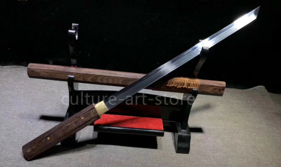 Handmade Japanese Samurai Katana Spring Steel Function Sword Wakizashi Sharp