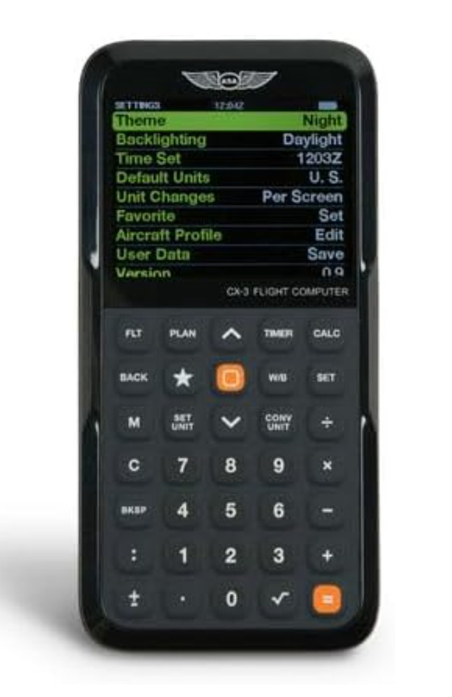 ASA CX-3 Flight Computer – Advanced Electronic E6B for Accurate Flight Planning