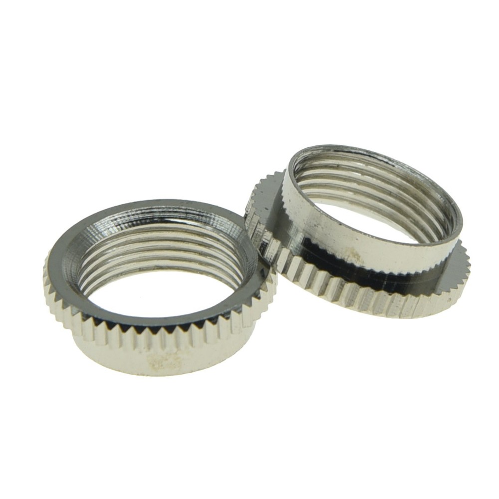 2x Brass Metric Thread Deep Nut Toggle Switch Nuts fits Epiphone/Import Switch