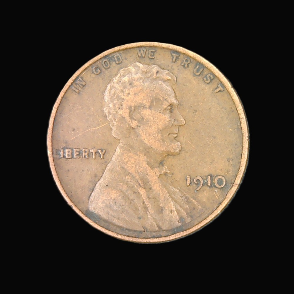 1910 Lincoln Wheat Cent Penny (VF)