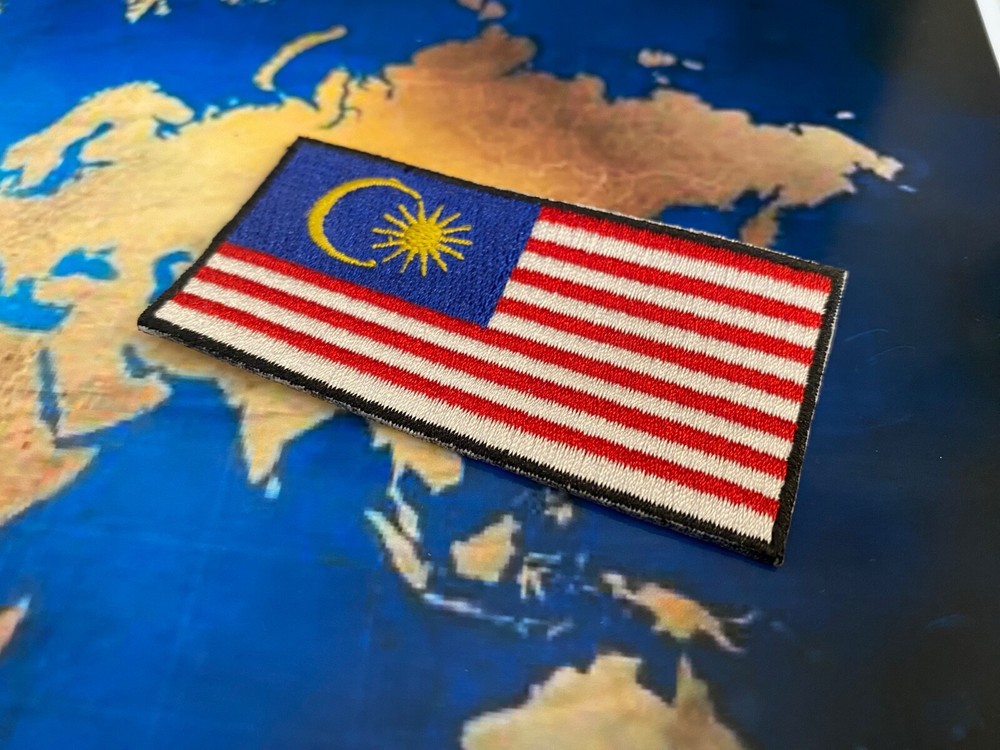 Malaysia Flag Iron on Sew on Patch
