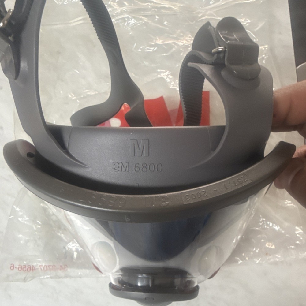 3M 6800 Full Facepiece Respirator Mask Medium Size Full Face Coverage