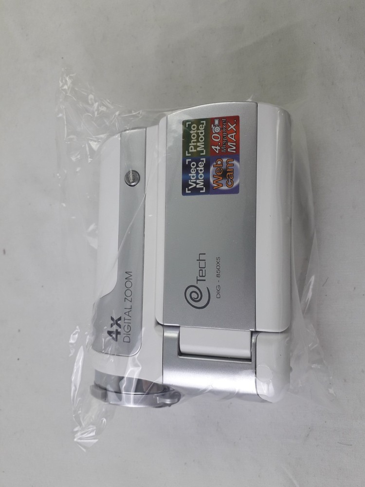 e Tech DIG-850XS Video Camera White - UNTESTED F2