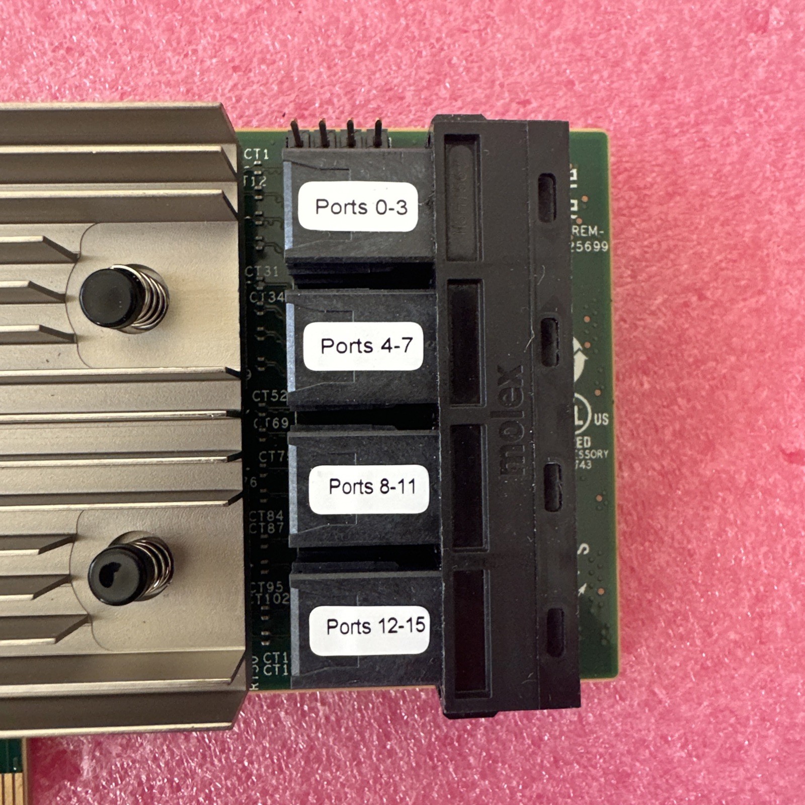 LSI 9305-16i 12Gbps SAS-3 PCIe x8 HBA 16-Ports Raid Controller
