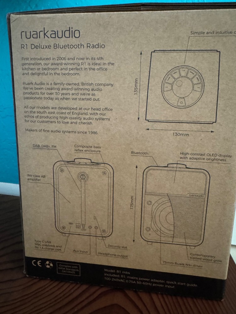 Ruark R1 mk4 bluetooth radio