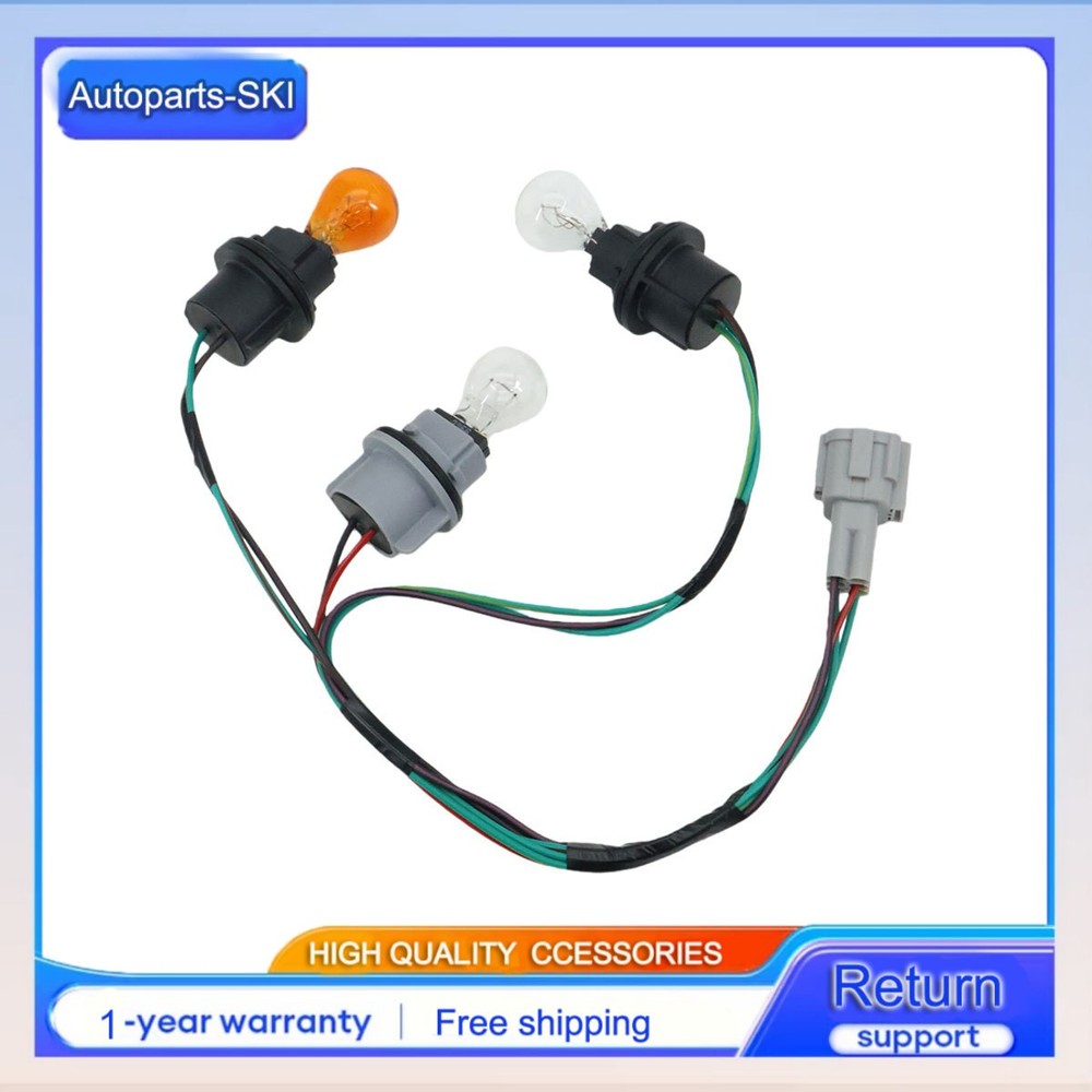 Socket & Wire Tail Light Wiring Harness Fits Nissan Frontier 1998-2002