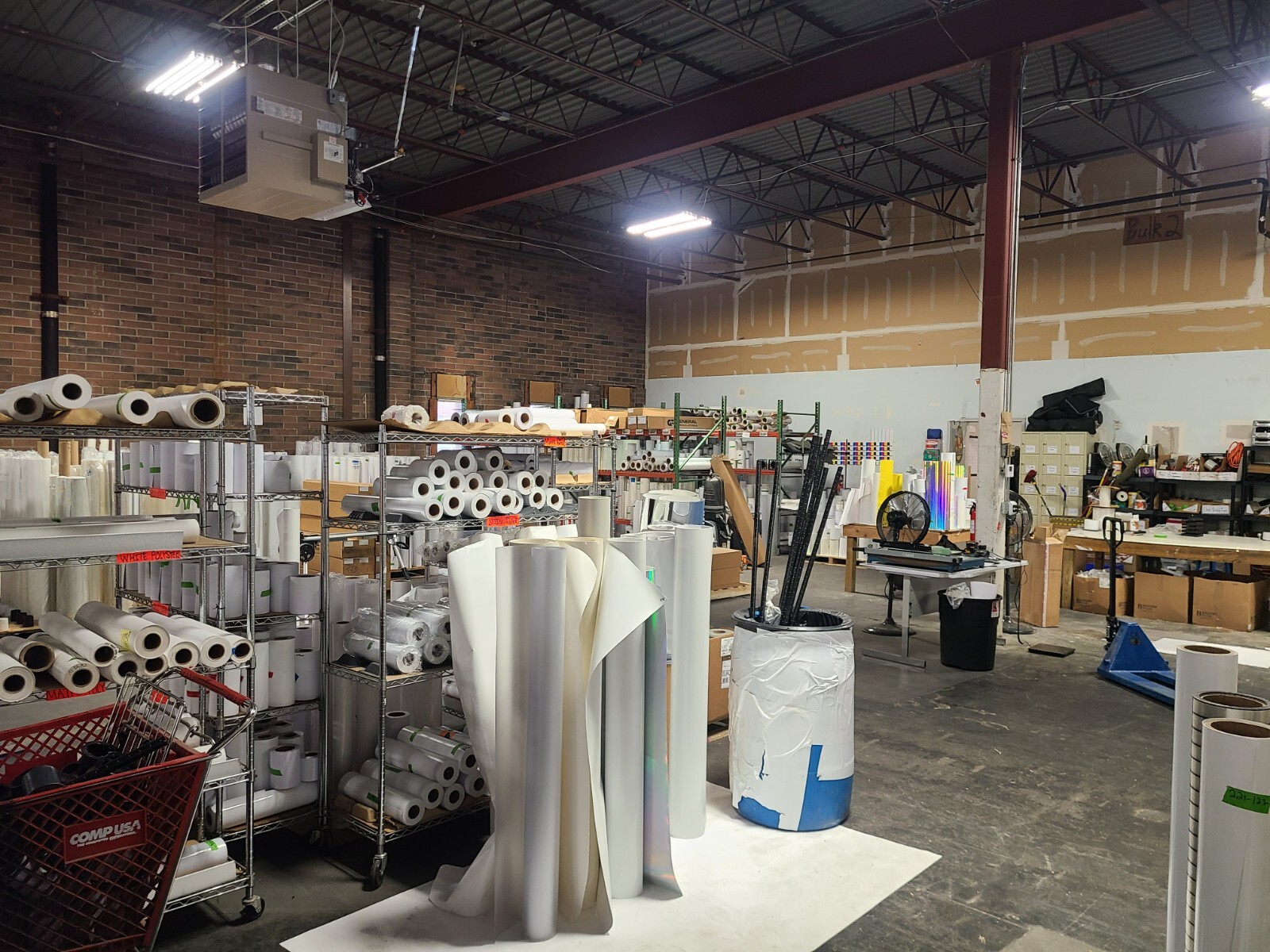 Self-Adhesive Poly-Vinyl Banner Aqueous Inkjet Print Roll Tear & Water-Resistant