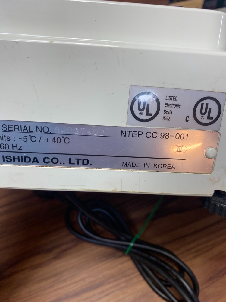 NOT WORKING FOR PARTS Ishida Counting Weighing Computing Scale NOVA-II