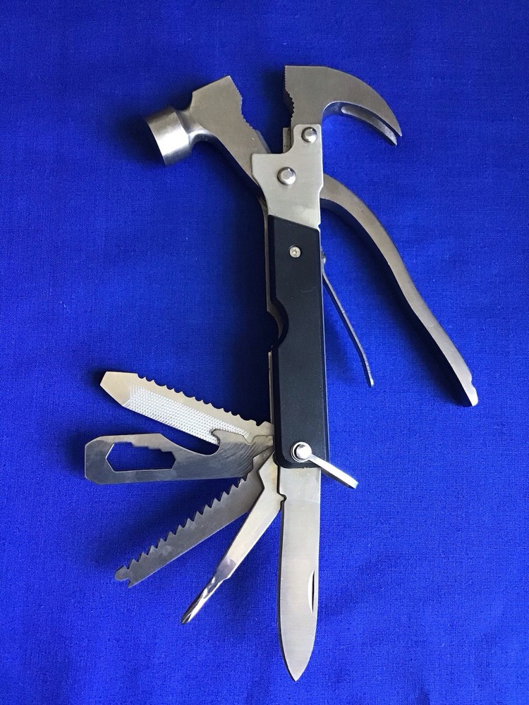 BELL + HOWELL MULTI TOOL CAMPING BACKPACKING WITH STORAGE POUCH