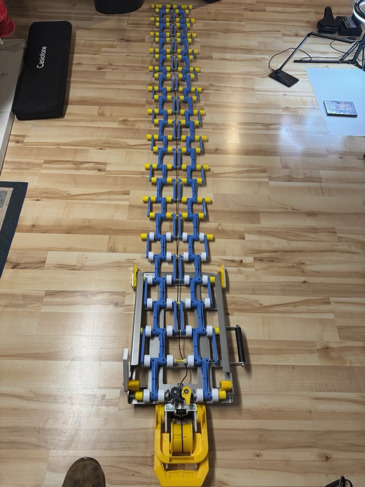 Expandable Gravity Roller Conveyor – Heavy Duty Folding Roller Track – New – 10f