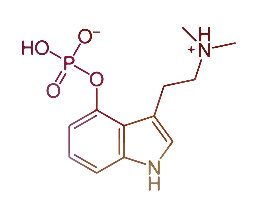 Psilocybin Molecule Sticker Decal XV