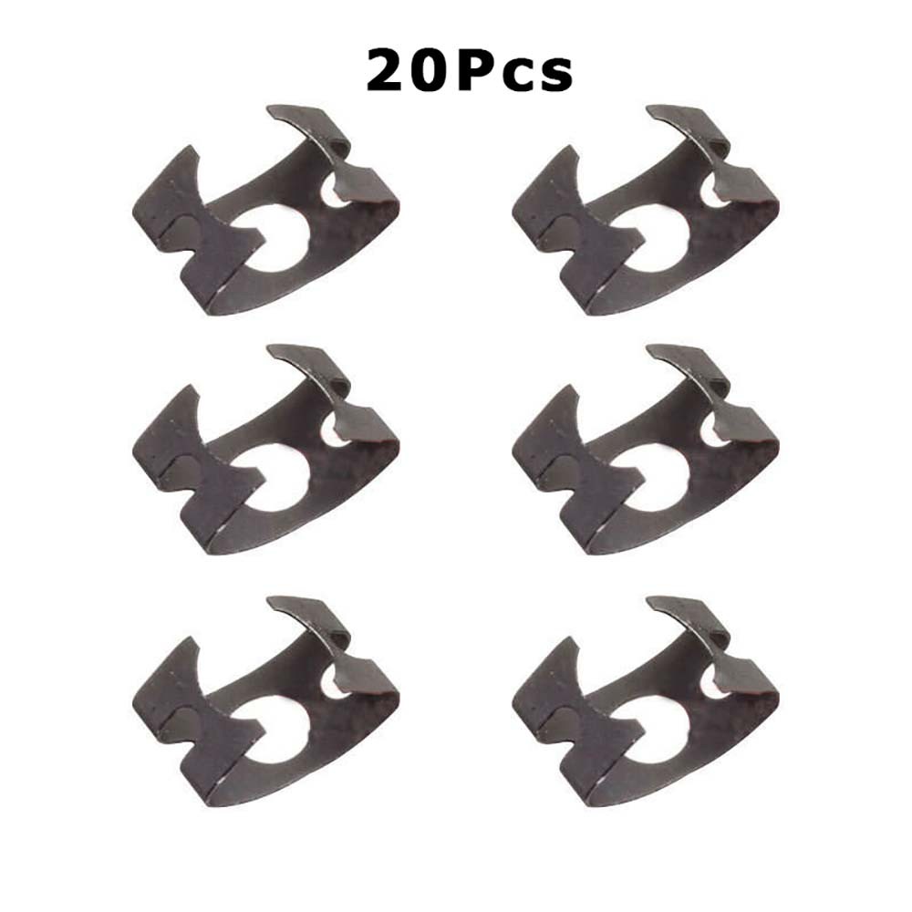 Tight-Fitting Leak-Proof Practical Convenient 20Pcs C-Type Brake Spring Nut Clip