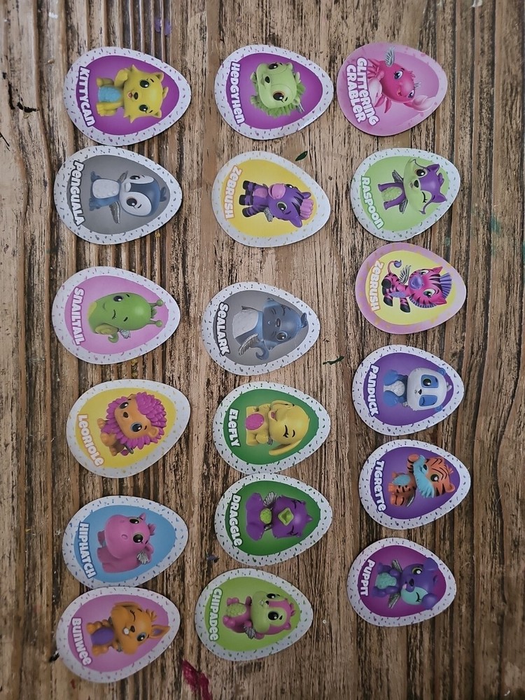 2018 Hatchimals HATCHTOPIA GAME 48 EGG CARDS Replacement