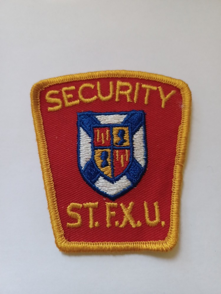 Police Security University Shoulder Patch