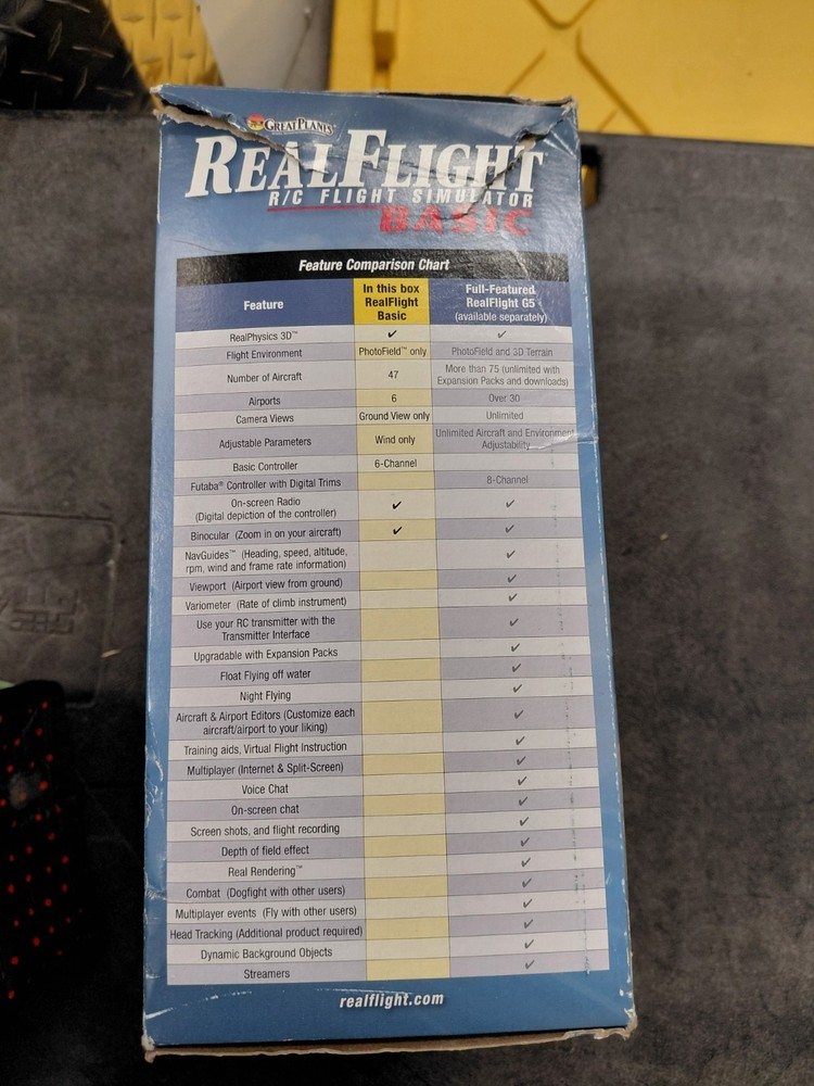 Great Planes Real Flight R/C Flight Simulator Basic