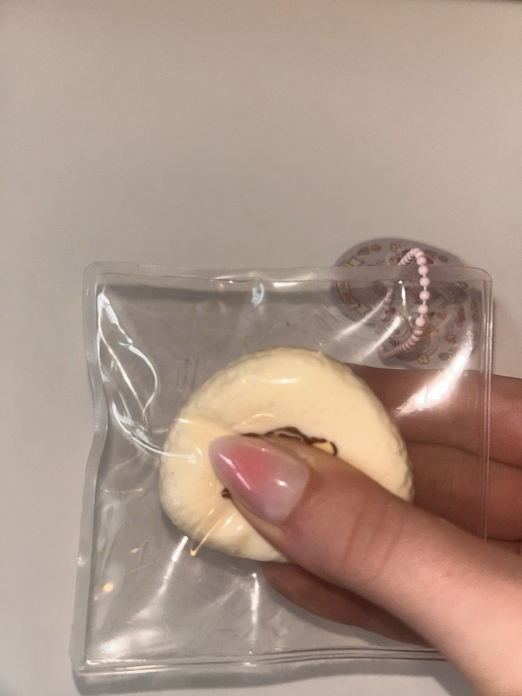 Kitty Rice Taba Squishy Soft Bag Keychain New