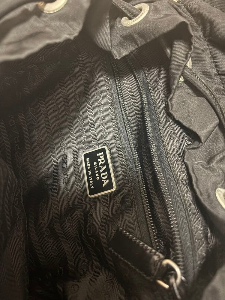 PRADA Black Nylon Backpack From Japan Prada