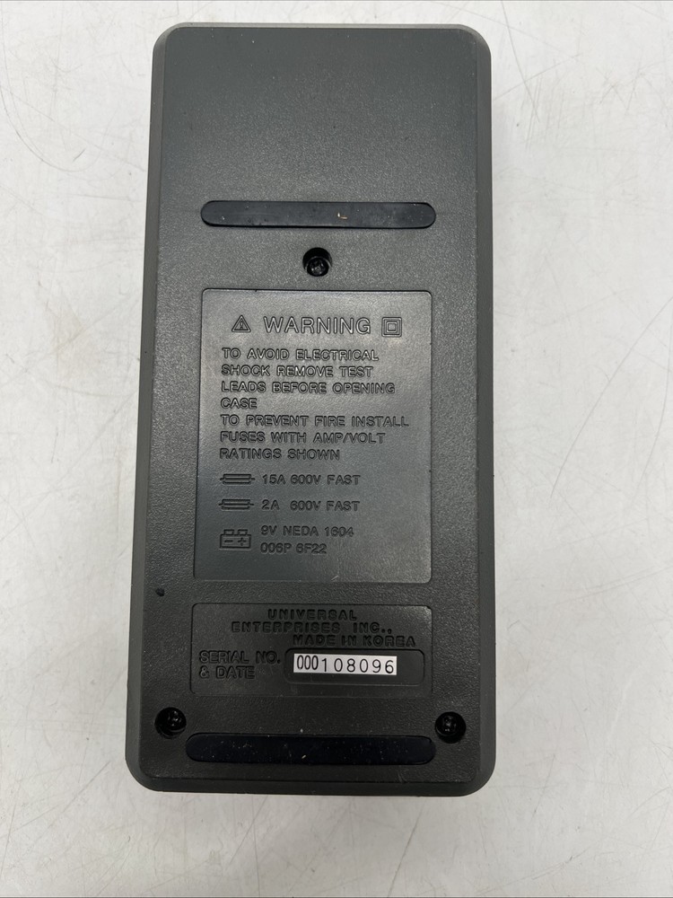 UEI ADM 4200 Automotive Multimeter Technical Solution Series.