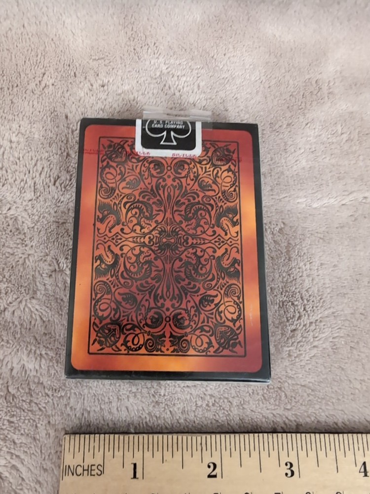 Bicycle Fire Elements Series Playing Cards New Custom Deck Poker Size