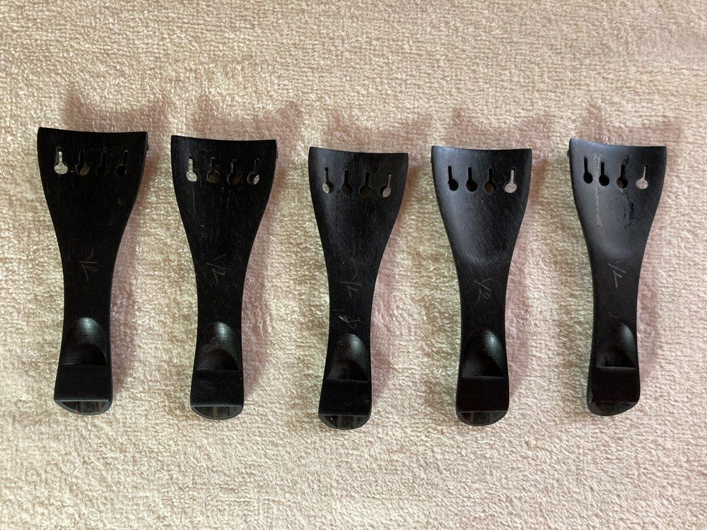 Violin Ebony Tail Pieces !/2 Size-NOS-5