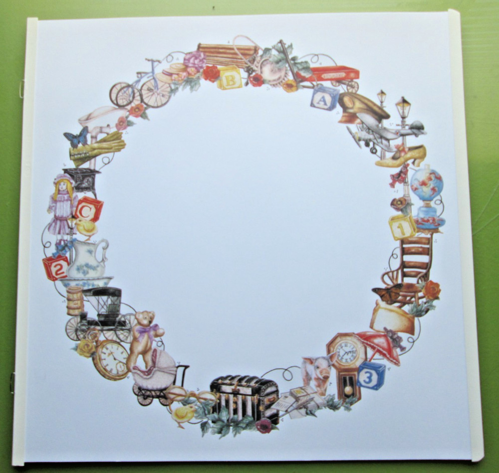 Creative Memories Collection 1 Refill Sheet (2pp) Victorian Decorations 12"x 12"