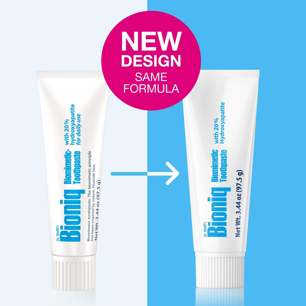 Bioniq Classic Fluoride Free Toothpaste with 20% Hydroxyapatite, Clinically Test