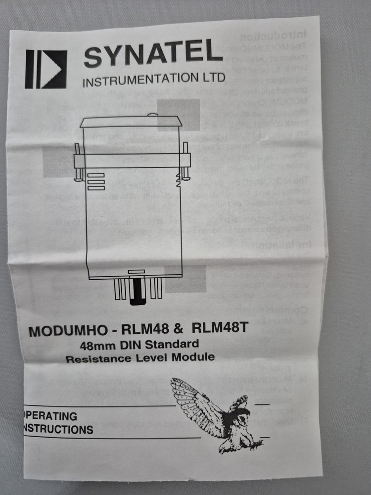 SYNATEL RLM48LT Control Module