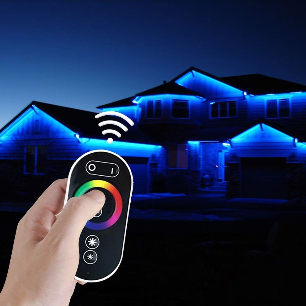 RGB LED Dimmer Switch RF Remote Controller PWM DC 12V24V 18A Strip Light