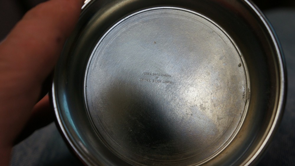 NATIONAL SILVER CO PERMA BRITE CHROME PITCHER