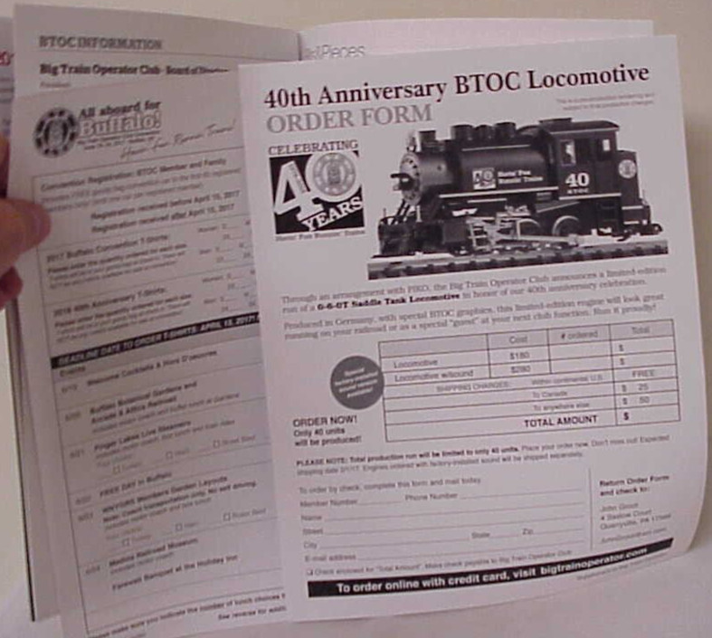 BIG TRAIN OPERATOR SPRING 2017 NO. 163 OFFICIAL PUBLICATION TRAIN OPERATOR CLUB