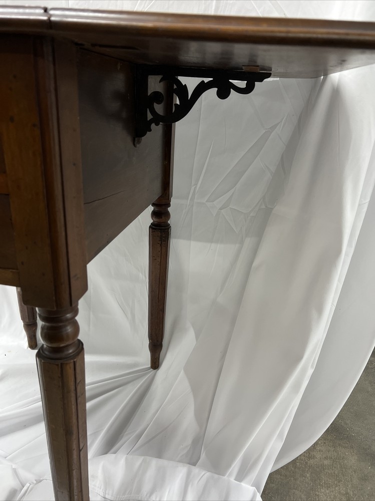Mitchell and Rammelsberg drop leaf table
