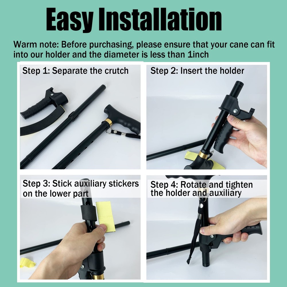 Standing Cane Handle Assist Balance Support Accessory