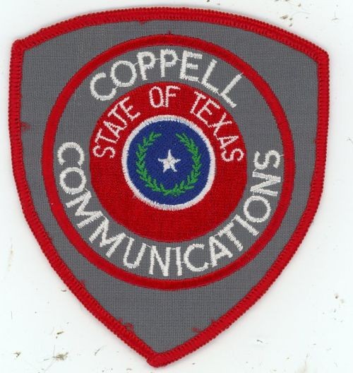 TEXAS TX COPPELL POLICE COMMUNICATIONS NICE SHOULDER PATCH SHERIFF