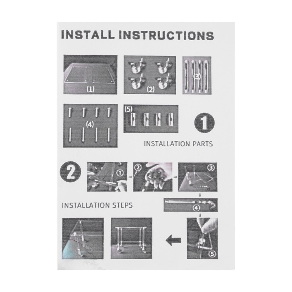 Acrylic Printer Stand, Free Standing Printer Stand, Printer Stand with Wheels