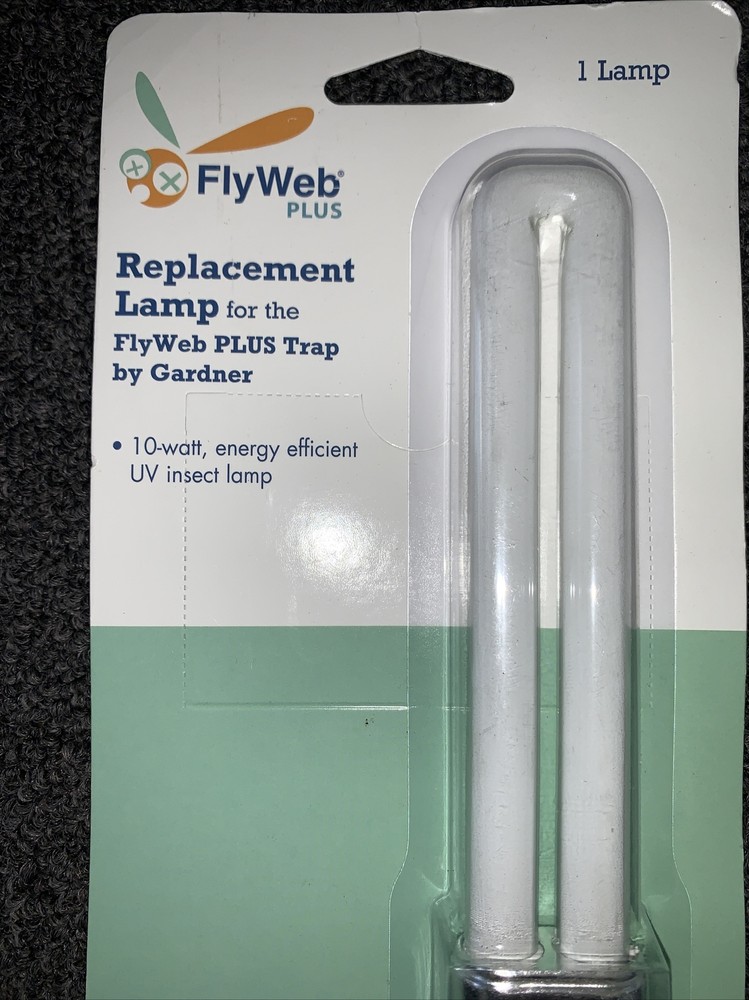 2 Gardner Fly Web Plus EL22B Replacement Lamp - 10 Watt UV NEW Sealed