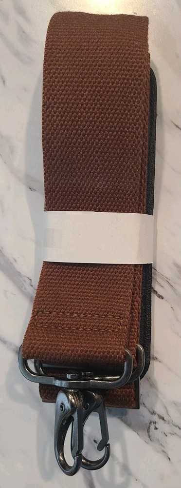 Brown Shoulder Strap w/Attachment Hooks Adjustable - New (Minor Wear)