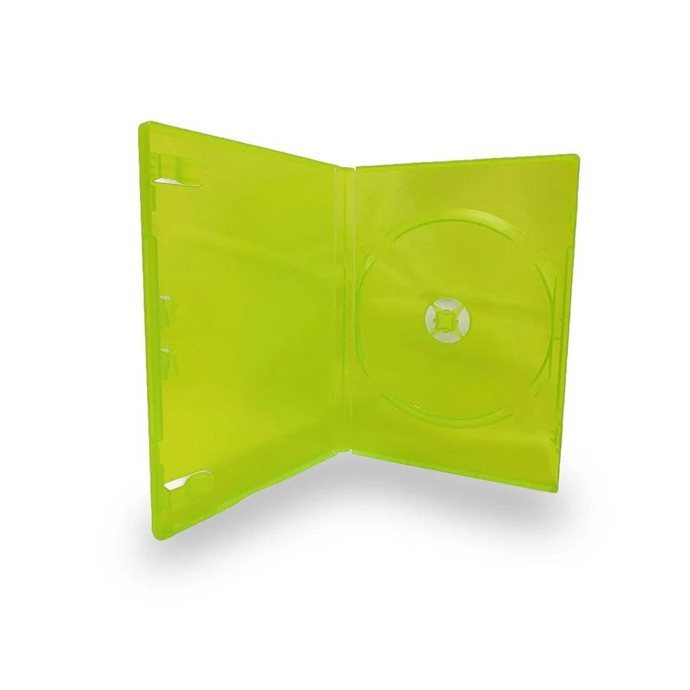 Xbox 360 Replacement Game Case 1-Pack – Empty Disc Case, Clear Transparent Green