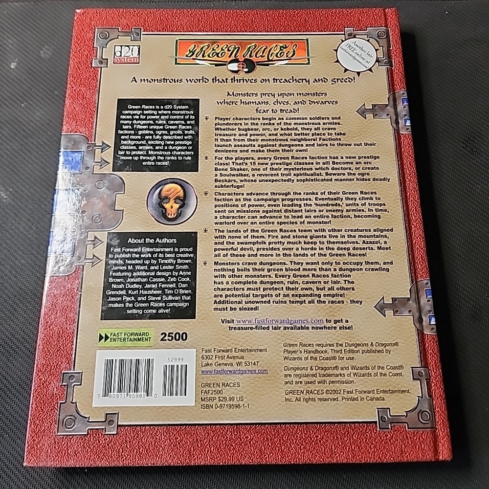 Green Races D20 System A Monstrous Campaign Setting