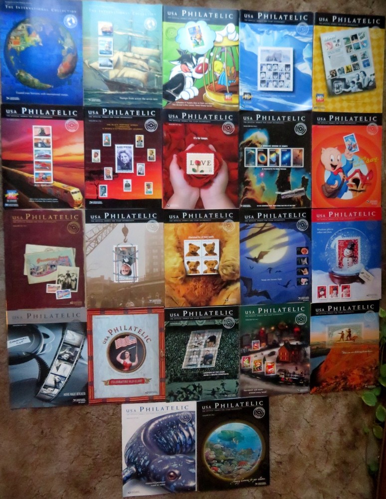 USA PHILATELIST - Official Source for Stamp Enthusiasts - 22 Issues - Lot #2